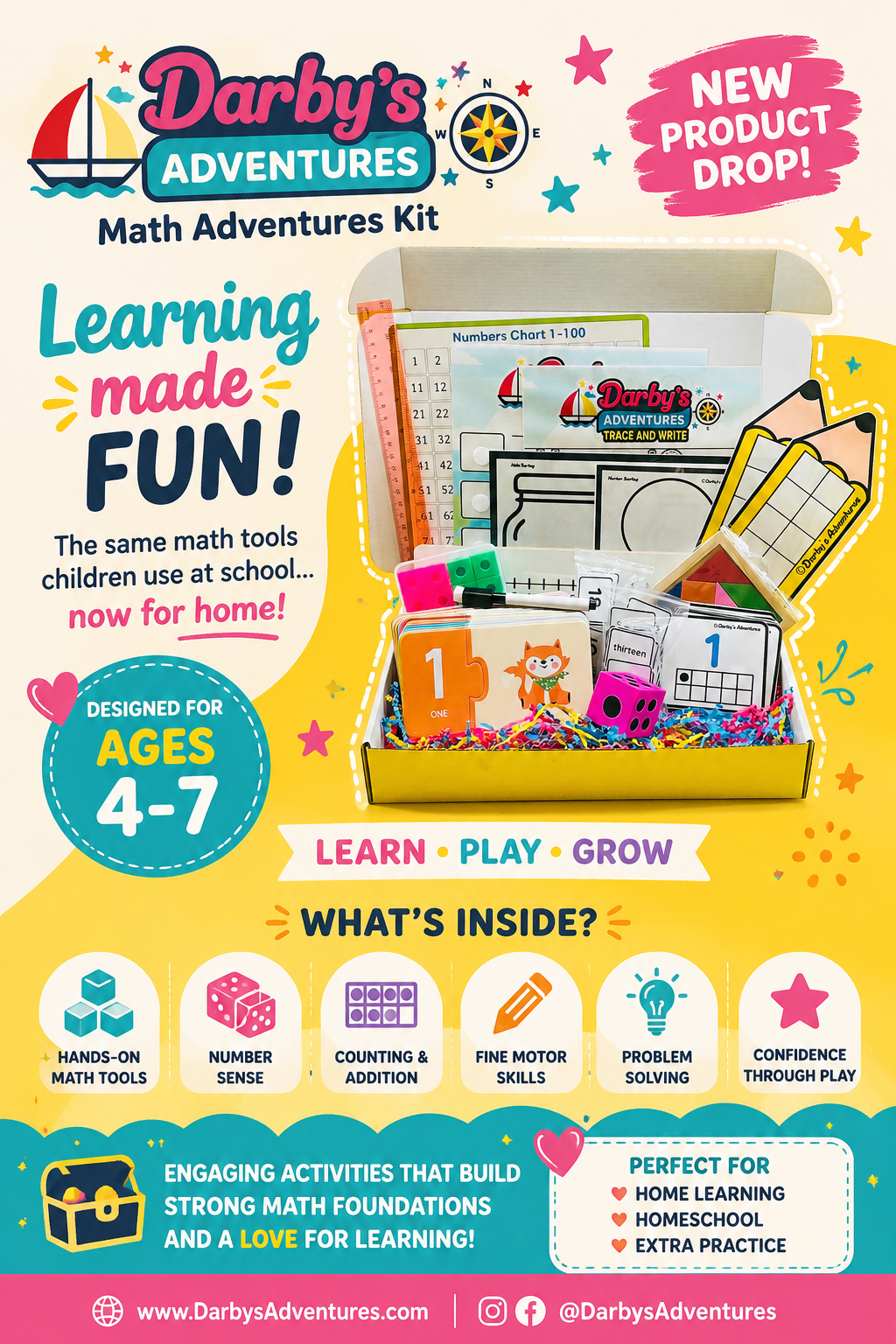 Darby’s Adventures Math Adventures Kit!